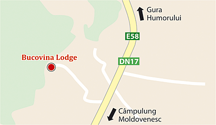 Map - Bucovina Lodge